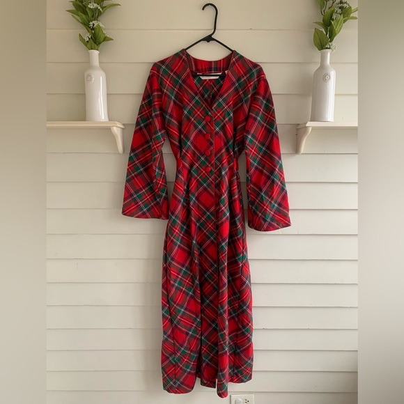 Victoria's Secret Other - Victoria’s Secret Vintage Tartan Plaid Quality Robe Size XS/S